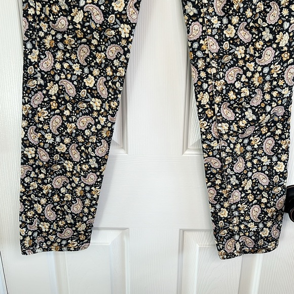 Etro Milano black paisley print jeans / pants size 28 aka 6 - Picture 4 of 10